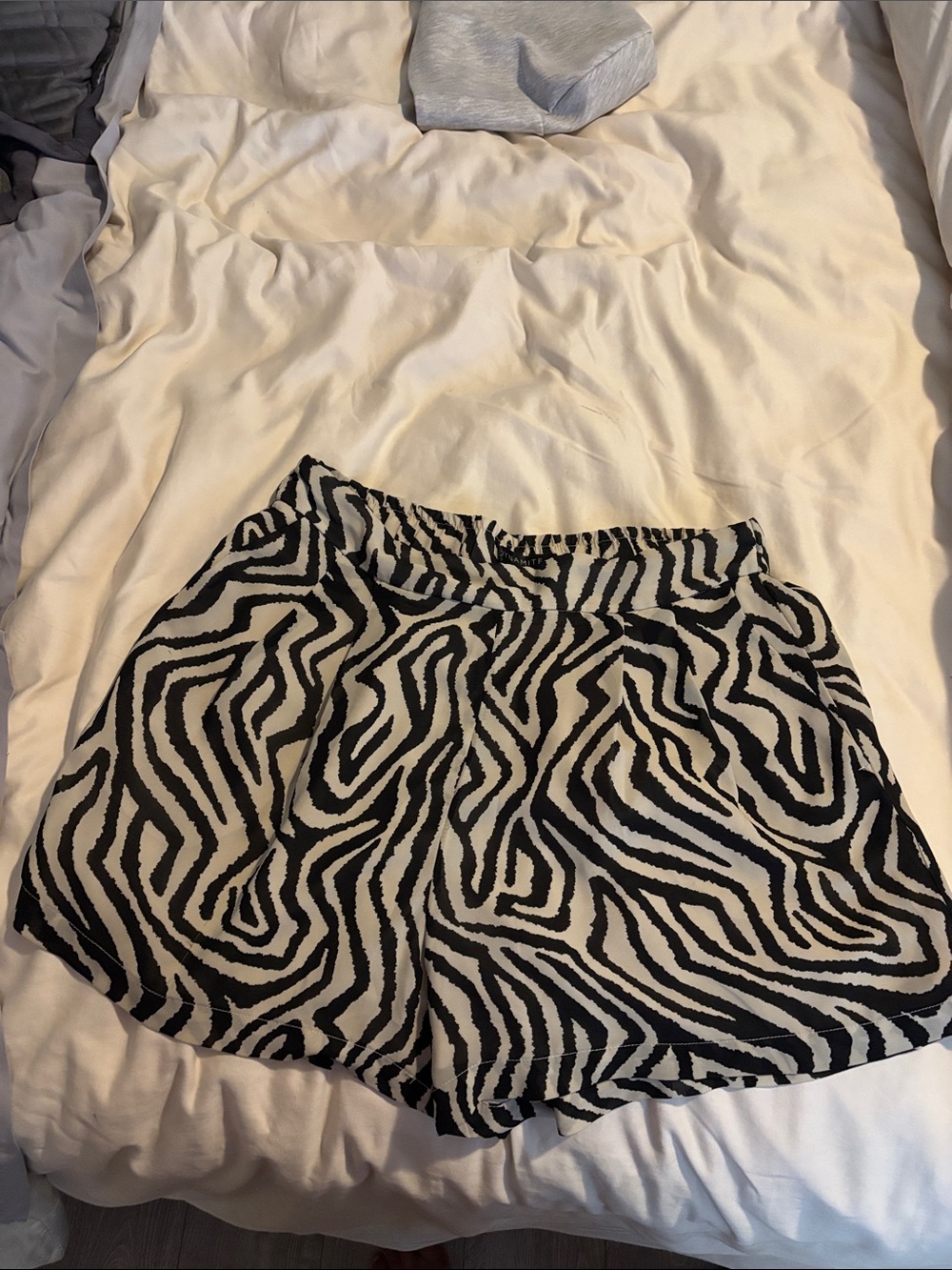 Dynamite Black and White Zebra shorts
